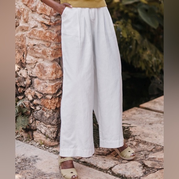 The Odell’s Reagan Pants in White - Picture 15 of 16